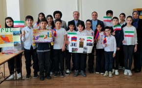 افتتاح سرای زبان فارسی در مدرسه ۱۸۸ ایروان / تأکید بر نقش زبان فارسی در پیوندهای فرهنگی ایران و ارمنستان