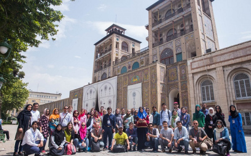 student in 84th refresher corse visited Golestan Palace