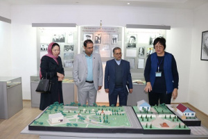 بازدید معاون آموزش و پژوهش بنیاد سعدی از کتابخانه ملی جمهوری قرقیزستان + گزارش تصویری