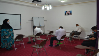 برگزاری آزمون پایان ترم دوره پیشرفته در بغداد
