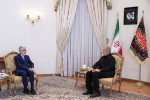 دیدار دکتر حداد عادل با رئیس جمهور منتخب